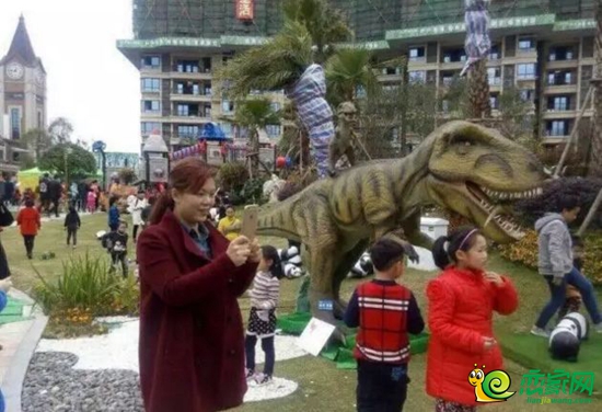 恐龍區(qū)示意圖