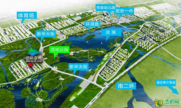 洺湖嘉苑區(qū)位圖