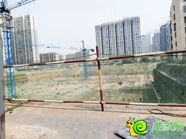 萬達(dá)公館工地實(shí)景圖