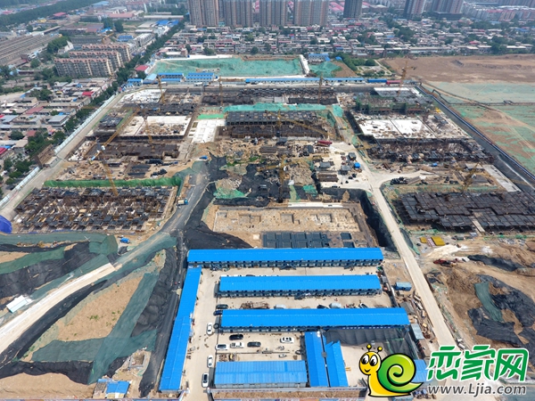 遠(yuǎn)邦花園正面航拍實(shí)景圖