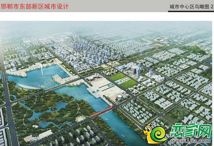 邯鄲東區(qū)城市鳥瞰圖之二