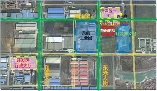 隆基泰和所拿地塊示意圖