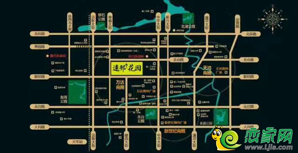 遠(yuǎn)邦花園區(qū)位圖