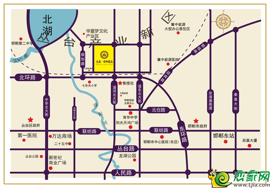 紫御豪庭區(qū)位圖