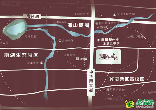 翰林琴苑區(qū)位圖