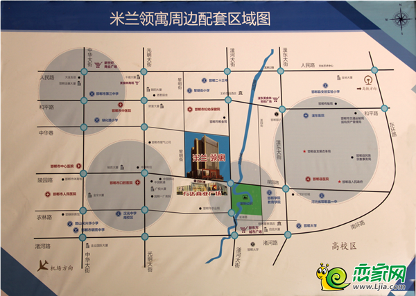 米蘭·領寓區(qū)位圖