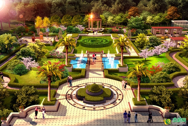 鑫公館園林效果圖