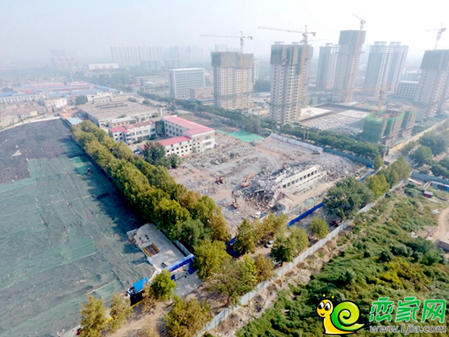滿庭芳工地航拍實景圖（2017.9.19）