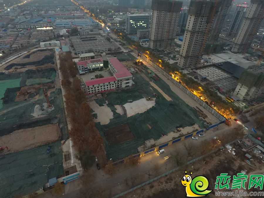 滿庭芳工地航拍實景圖（2017.11.22）