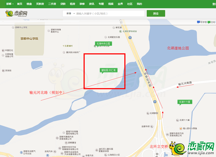 碧桂園天匯灣位置示意圖