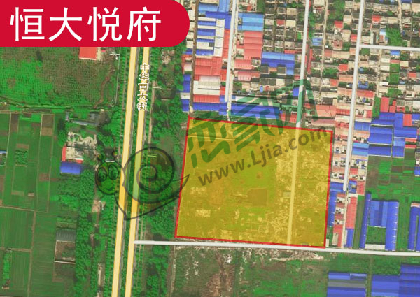 恒大悅府地塊位置