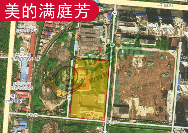 美的滿庭芳地塊位置